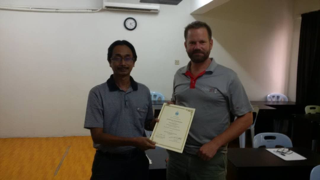 Certificate presentation — Asia Jet Partners